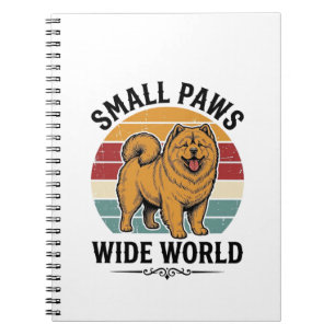 Carnet Chemise Chow Chow Petits Pattes Grand Monde Vintag
