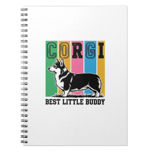 Carnet Chemise Corgi Love Gravure Vintage Silhouette de C