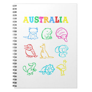 Carnet Chemise de bébé pour la journée australienne Anima
