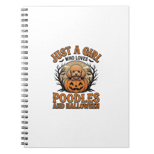 Carnet Chemise de chien vintage citrouille fille Hallowee