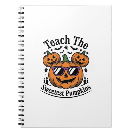 Carnet Chemise de citrouille de professeur conceptions de (Devant)