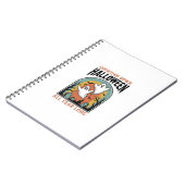 Carnet Chemise de compte à rebours d'Halloween Graphique  (Côté gauche)