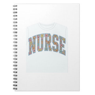 Carnet Chemise de conception de lettrage universitaire fl