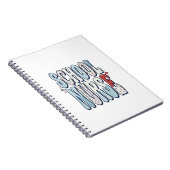 Carnet Chemise de conception de typographie florale vinta (Côté Droit)