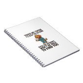 Carnet Chemise de conception drôle de chien de café gravu (Côté Droit)