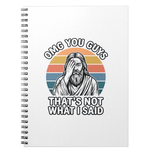 Carnet Chemise de gravure rétro de citation drôle Facepal (Devant)
