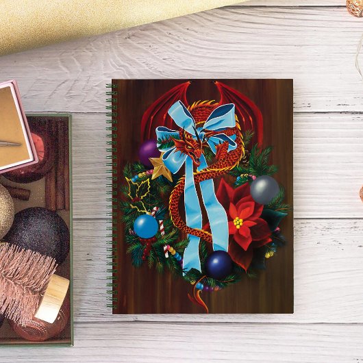 Carnet Chemise de Noël Red Dragon