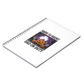 Carnet Chemise de papa Halloween difficile à hanter drôle (Côté gauche)