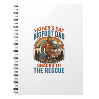 Carnet Chemise de père Bigfoot Papa Fête des pères Élever