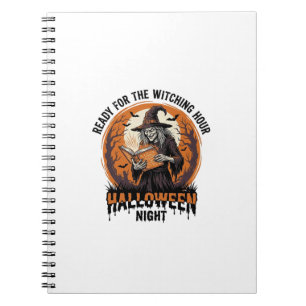 Carnet Chemise de sorcière Halloween Lecture de grimoire