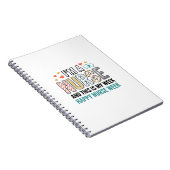 Carnet Chemise de typographie d'appréciation de la semain (Côté Droit)