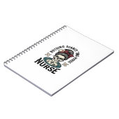 Carnet Chemise d'infirmière Halloween Graphique de crâne (Côté gauche)