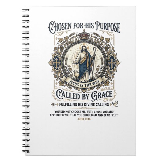 Carnet Chemise Électricien Jésus Conception à base de foi (Devant)