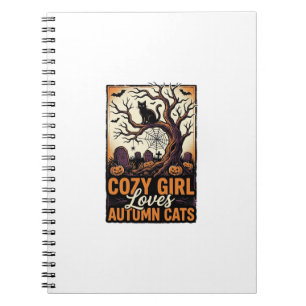 Carnet Chemise fille Halloween vintage amoureuse des chat