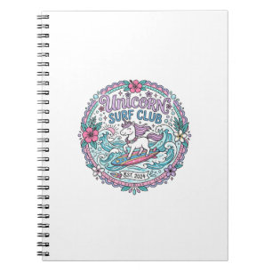 Carnet Chemise graphique ludique d'Unicorn Surf Club_1
