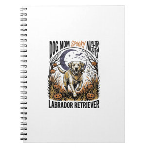 Carnet Chemise Halloween Labrador Vintage Graphique Maman