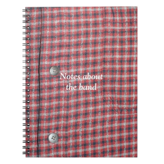 Carnet Chemise Plaid (Devant)
