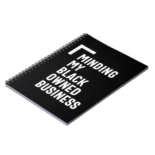 Carnet Chemise pour entreprise appartenant à des Noirs -  (Côté gauche)