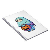 Carnet Chemise T-Shirt de Sloth Ghost Halloween surdimens (Côté Droit)