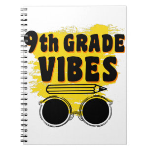 Carnet Chemise Vibe de retour à l'école 9e année Enfant p