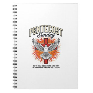 Carnet Chemise vintage de la colombe de la Pentecôte