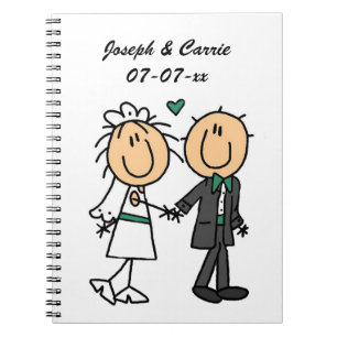Carnet Chemises et Cadeaux de Mariage avec Personnages Bâ