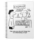 Carnet Chemist ne vend que des produits embarrassants (Devant)