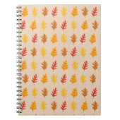 Carnet Chêne d'automne Feuilles (Devant)