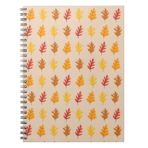 Carnet Chêne d'automne Feuilles