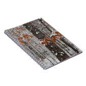 Carnet Chênes couverts de neige hiver Photographie de la  (Côté Droit)