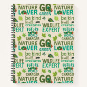 Carnet Chenille Affamée | Modèle de Futur Changeur de Mon (Devant)