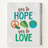 Carnet Chenille Affamée | Oui à l'Espoir (Dos)