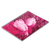 CARNET CHÈQUES BLANCHES EN FUCHSIE ROSE (Côté gauche)