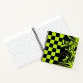 Carnet Chèques et permules - Lime vert et noir (Intérieur)