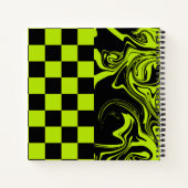 Carnet Chèques et permules - Lime vert et noir (Dos)