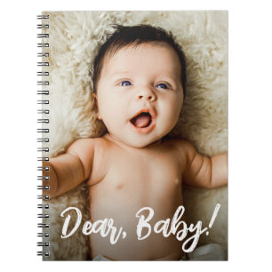 Carnet Cher bébé notes pour bébé Photo personnalisée pers