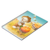 Carnet Cher fermier chien avec Citrouille (Côté gauche)