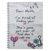 Carnet Cher Math (Devant)
