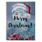 Carnet Cher rennes de Noël (Devant)