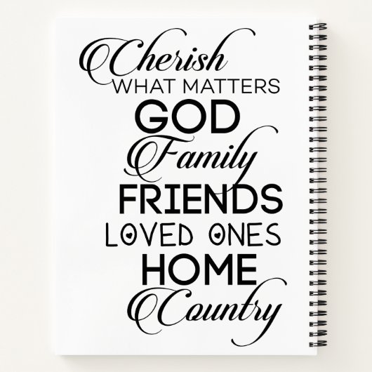 Carnet Chercher ce qui compte (Dos)