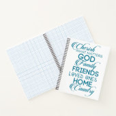 Carnet Chercher ce qui compte Turquoise (Intérieur)