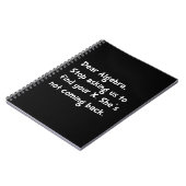 Carnet Chère Algebra (Côté gauche)
