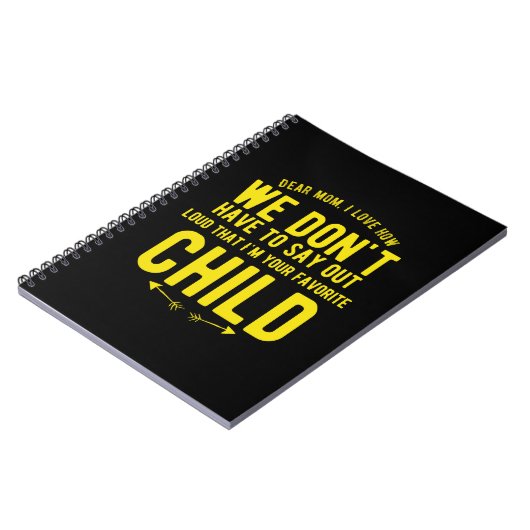 Carnet Chère maman Funny mère cadeau de jour pour mère sa (Côté gauche)