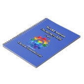 Carnet Cherish Neurodiversity. Sensibilisation sur l'auti (Côté gauche)