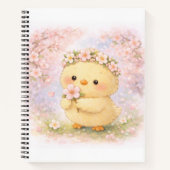Carnet Cherry Blossom Alma Notebook | Cute Spring Chick (Devant)