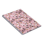 Carnet Cherry Blossom Rose : Printemps tendre (Côté Droit)