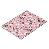 Carnet Cherry Blossom Rose : Printemps tendre (Côté gauche)