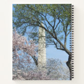 Carnet Cherry Blossoms et le monument de Washington à DC (Dos)