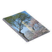 Carnet Cherry Blossoms et le monument de Washington à DC (Côté Droit)