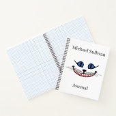 Carnet Cheshire Cat Smile  PERSONALIZE (Intérieur)